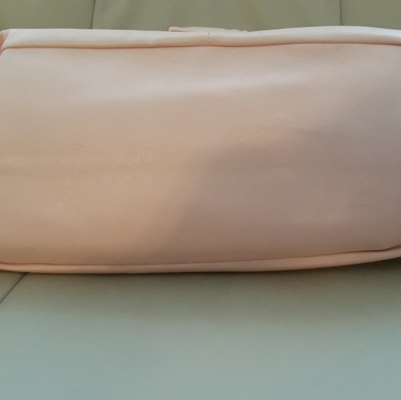 JustFab Cream Pink Handbag - Picture 4 of 5